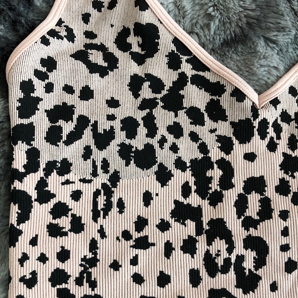 Intimately by FP Leopard Ribbed Crop Top - Picture 4 of 8